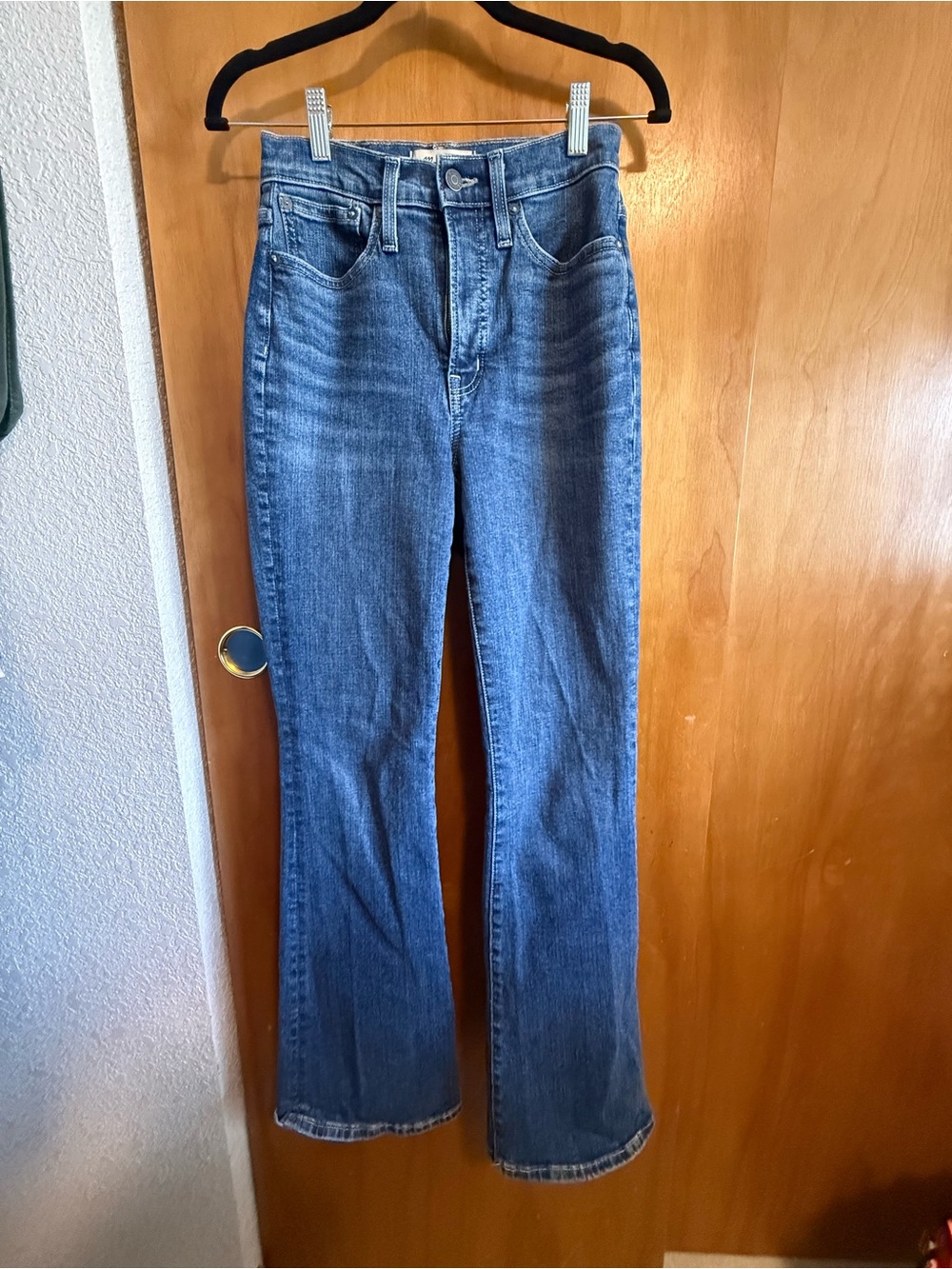Madewell Medium Blue High-Rise Flare Jeans